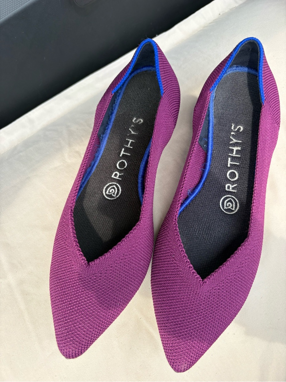 Rothy's Women's Orchid RARE Pointed-Toe Flats 6.5